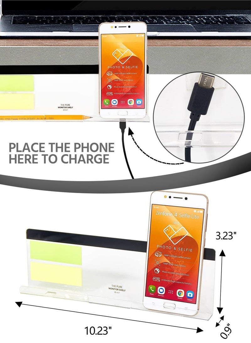 لوحة مذكرة شاشة الكمبيوتر ، اكسسوارات مكتب المكتب ، لوحة رسائل الكمبيوتر ، لوازم مكتبية للنساء الرجال ، حامل ملاحظة لاصقة للكمبيوتر ملحقات المكتب المنزلي مكتب رسالة مكتب ديكور المكتب - Image 2